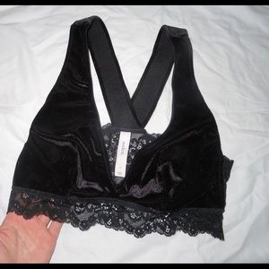 Velvet and Lace Bralette